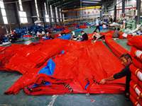 Bâche Pare-Soleil Écologique 100% Imperméable en PE pour Camion, Bâche de Remorque à Prix Bas en Gros