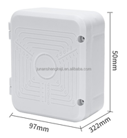 Accessoires de surveillance, boîte de jonction en plastique ABS, support mural universel pour plafond, boîte étanche pour câbles cachés pour CCTV