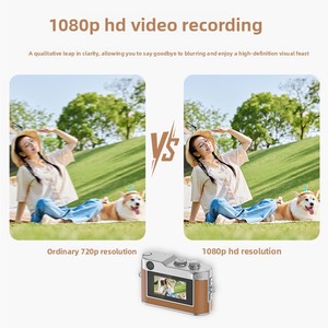 18G Xách Tay Mini Retro Máy Ảnh Kỹ Thuật Số Video Ảnh Âm Thanh Ghi Âm Thanh Với 5 Bộ Lọc Túi Kích Thước Trẻ Em Quà Tặng Du Lịch Sử Dụng - Product Image 2
