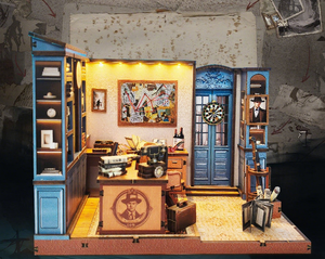 <span class=keywords><strong>Mystery</strong></span> Bookstore 3D LED Light Puzzle incandescente Mini legno artigianale regalo di natale per la decorazione della casa per i collezionisti - Product Image 2