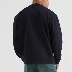 เสื้อสเวตเตอร์ดีไซน์ใหม่ คอกลม ผู้ชาย สำหรับฤดูใบไม้ร่วงและฤดูหนาว รับสกรีนโลโก้ เสื้อยืดผ้าฝ้าย แขนยาว ทรงโอเวอร์ไซส์ สไตล์ลำลอง - Product Image 2
