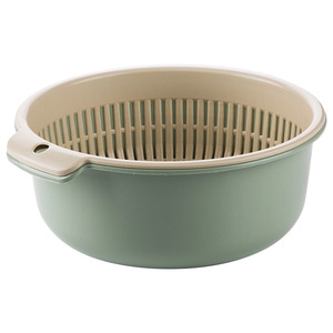 Panier de vidange double couche rond pour légumes et fruits, passoire d'évier de cuisine, ensemble de 4 tailles incluses - Product Image 3