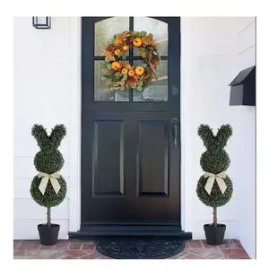 ต้นไม้ประดิษฐ์รูปกระต่าย OH ARTS ต้นไม้ตกแต่งทรงกระต่ายในกระถาง ต้นไม้ประดิษฐ์สำหรับตกแต่งภายนอกบ้าน ต้นไม้ปลอมสำหรับตกแต่งหน้าบ้าน - Product Image 4