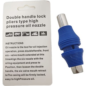 Pince à doigt bleue industrielle mamelon de beurre 1/8 NPT outil de pointe de graisse coupleur de pistolet à graisse conception à Six mâchoires OEM/ODM <span class=keywords><strong>006</strong></span> - Product Image 6
