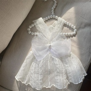 Falda de Verano para Mascotas, <span class=keywords><strong>Ropa</strong></span> para Bichón, Teddy, Pomerania, Maltés, Perros Pequeños, Gatos, Abrigo Acolchado de Algodón, Diseño Informal - Product Image 3