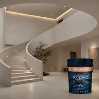 Microciment acrylique imperméable, anti-fissures, sans joint, écologique, revêtement décoratif pour murs, sols, plafonds, vente en gros en usine