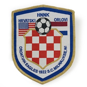 Personnaliser les patchs tissés d'insigne de <span class=keywords><strong>club</strong></span> de football européen - Product Image 2