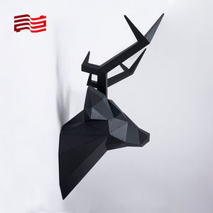 Estatua decorativa <span class=keywords><strong>de</strong></span> busto <span class=keywords><strong>de</strong></span> Buck, estatua <span class=keywords><strong>de</strong></span> Animal, águila, Tigre, caballo, cabeza <span class=keywords><strong>de</strong></span> ciervo, escultura para <span class=keywords><strong>caza</strong></span>, cabina, decoración, arte <span class=keywords><strong>de</strong></span> Vida Silvestre, regalo <span class=keywords><strong>de</strong></span> exhibición para el hogar - Product Image 6