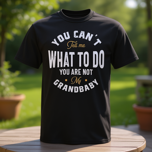 No puedes decirme qué debo hacer, no eres mi nieto, camiseta - Product Image 3