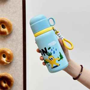 316 Stainless Steel Adults Leak-Proof Eco-Friendly Insulated 6-12 Hours Outdoor Portable Water Bottle with Carrying Rope - Product Image 6