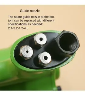 SUBAO A003B Pistolet <span class=keywords><strong>pneumatique</strong></span> <span class=keywords><strong>à</strong></span> rivets aveugles Pistolet <span class=keywords><strong>à</strong></span> rivets <span class=keywords><strong>Pince</strong></span> <span class=keywords><strong>à</strong></span> rivets <span class=keywords><strong>Pince</strong></span> <span class=keywords><strong>à</strong></span> rivets Outil de rivetage Convient pour 2.4mm 3.2mm 4.2mm 4.8mm - Product Image 5