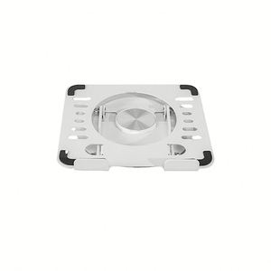 Nouveaux gadgets de bureau en gros : Support d'ordinateur portable réglable en acier CNC pivotant avec coussinets de protection antidérapants en silicone – Chine - Product Image 3