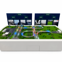 Maqueta a Escala de Mesa de Arena para Exhibición de Diseño de Sistema de Almacenamiento de Energía Personalizado