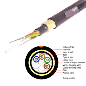 Cable de <span class=keywords><strong>Fibra</strong></span> Óptica IP TCP de 24 Núcleos Autoportante Reforzado con FRP de Fábrica ADSS para FTTX/Internet - Product Image 4