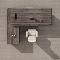 Bureau de direction de luxe en L, durable, réglable en hauteur électriquement, pour bureau, table de PDG pour immeuble de bureaux