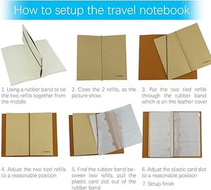 Quaderno Personalizzabile con Pagine Ricaricabili, Ideale per Appunti a Lungo Termine e Scrittura di Diari - Product Image 3