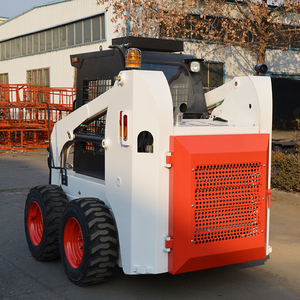 HAMAC Diesel Engine Skid Steer Loader 890kg <b>Loading</b> Capacity 44.7KW Crawler Moving Type High Efficiency Motor - Product Image 6