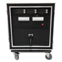 Boîte de distribution d'alimentation électrique double entrée avec alimentation Camlock pour scène, équipement DJ, éclairage