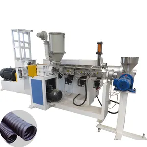 Qingdao Jinsu PE Carbon spiral pipe making extrusion line machine