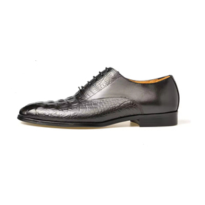 Chaussures Oxford pour hommes de style britannique de haute qualité, imperméables, en cuir véritable, doublure en cuir véritable, toutes saisons, pour le bureau, formelles, professionnelles - Product Image 5