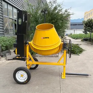 LONTA JH500 500L 2 Bags Mobile 5.5Hp Gasoline Electric Diesel Mortar Beton Cement Concrete Mixer Machine 500L Betonniere