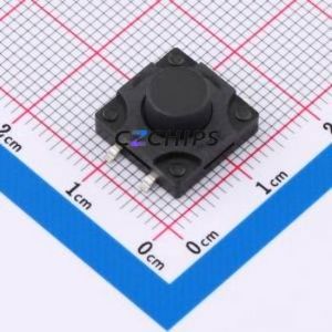 SMG-12T-H070A1 Tactile Switch SMD-4P,12x12mm Switch Single Pole Single Throw Round Button 2.5N 12mm - Product Image 1