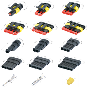 <span class=keywords><strong>Connecteur</strong></span> automobile électrique 1 broche femelle mâle WZHE 282079-1 282103-1 Amp Car DJ7011-1.5-21 - Product Image 1