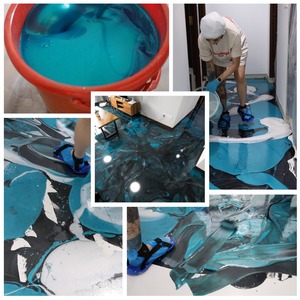 Prezzo rivestimento cristallino liquido indurente epossidico autolivellante lucido e <span class=keywords><strong>resina</strong></span> epossidica <span class=keywords><strong>resina</strong></span> epossidica per pavimento metallico epossidico - Product Image 4