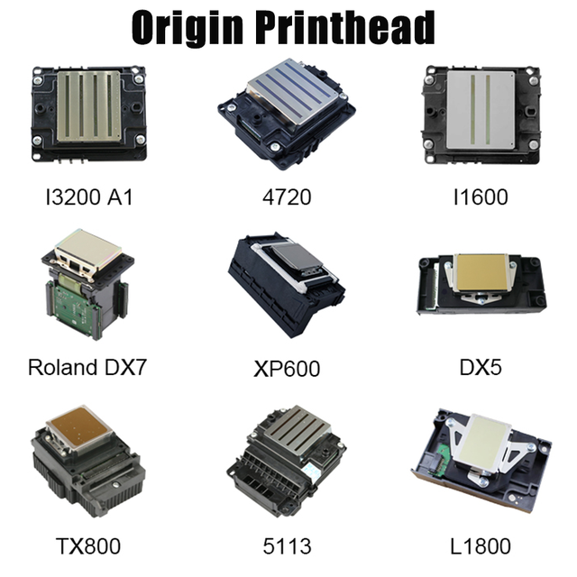Original I3200 A1/U1/E1 Printhead Eco Solvente Printer Water-Based Printhead Xp600/DX7/DX5 Print Head for DTF Printer