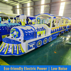 Treno Elettrico Senza Binari Economico da 27/40 Posti, Stile Retrò, <span class=keywords><strong>per</strong></span> Centri Commerciali e Parchi Divertimento, Uso Interno/Esterno - Product Image 2