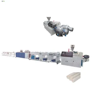 High speed PVC electric conduit double dual pipe machine making /pvc pipe extrusion machine line