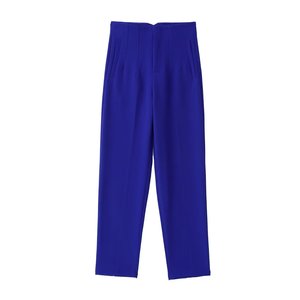 <span class=keywords><strong>Pantalon</strong></span> <span class=keywords><strong>Femme</strong></span> Été 2022 Nouveaux Produits Style Européen et Américain Rétro Tendance Taille Haute Décontracté Polyvalent - Product Image 2