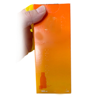 Botella de Plástico PET Honghu H-04 de 300 ml para Jarabe para la Tos, con Tapa y Caja de Papel, Impresión Serigrafiada
