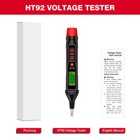 HABOTEST HT92 Electric test Equipment AC Voltage Detector Tester Pen AC DC 12 - 300V with Screwdriver