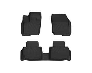 Pièces automobiles Revêtements de sol de voiture tous temps Tapis de sol de voiture 3D TPE Tapis pour VW Atlas <span class=keywords><strong>Cross</strong></span> Sport Tiguan Cargo Liners Tapis de coffre - Product Image 1
