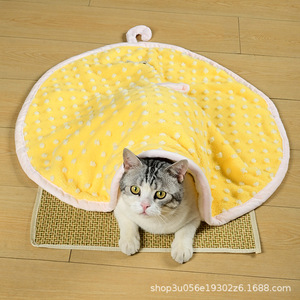 Couverture de couchage pour animaux de compagnie, tapis en forme de parapluie, petite couverture pour chiens, tapis pour chiots, petite couette pour dormir. - Product Image 5