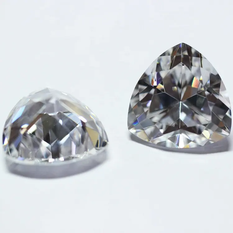 מצוין טבעי לבן צבע טריליון cut moissanite loose אבן יהלום מסין