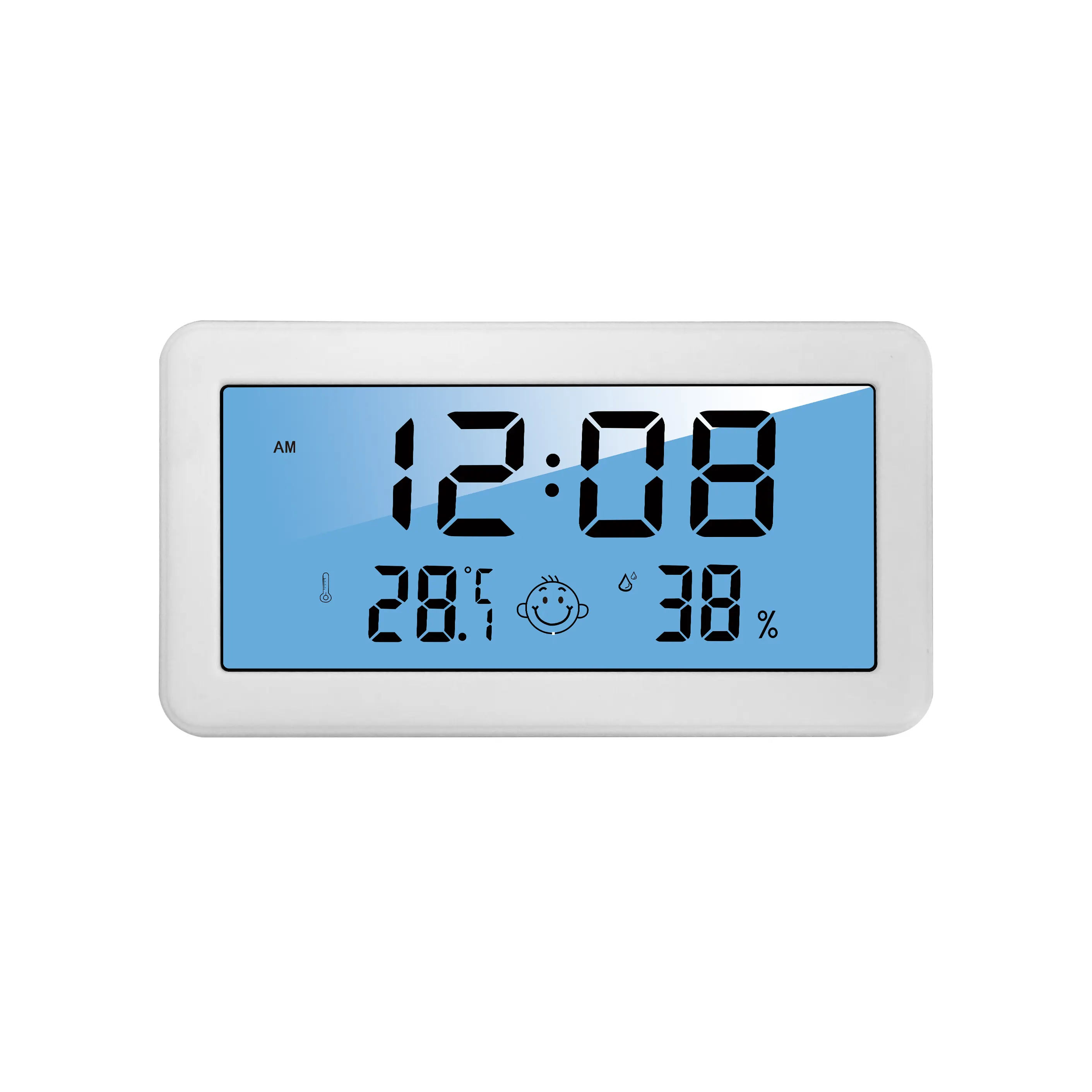 CX-1206S 실내 방 LCD 전자 온도 습도 미터 디지털 온도계 습도계 기상 관측소 알람 시계