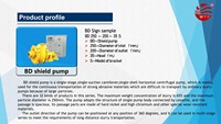Pompa Lumpur Horizontal Single Shield Tekanan Tinggi Motor DC 340-1510 M/h Aliran 58m Head untuk Pengolahan Air Industri