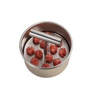 Molde <span class=keywords><strong>para</strong></span> Albóndigas de Acero Inoxidable, 6 y 12 Cavidades, <span class=keywords><strong>Prensa</strong></span> Manual Reforzada, Resistente al Óxido, Herramienta de Cocina que Ahorra Esfuerzo, Comercial - Product Image 5