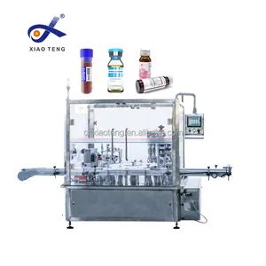 XT-CRA Full Automatic High Viscosity Liquid Filling And Filling Sealing And Packing Line Sugar Cane Juice Machine Syrup Bottles