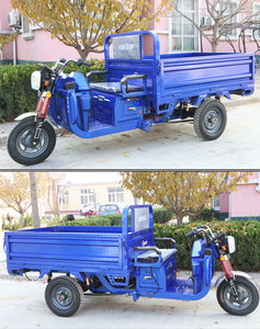 Elektrische Driewielige Motorfiets Driewieler Landbouwvoertuig Open Vracht Huishouden Dump Truck - Product Image 4