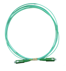 Cable de Fibra Óptica SC APC Aqua Simplex 1.6MM 3.5M 4M 5M LSZH G657A2, Certificado CE RoHS, para Telecomunicaciones, Francia - Product Image 6