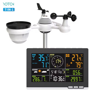 Zertifizierte Kabellose Wetterstation mit Thermo-Hygrometer, Regenmesser, Windgeschwindigkeitsvorhersage und Windmesser für den Industriellen Einsatz – Brandneu - Product Image 1