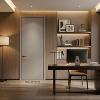 Portes intérieures en bois laqué, style minimaliste moderne et luxueux, durables pour les appartements résidentiels