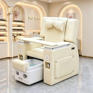 Fauteuil de <span class=keywords><strong>massage</strong></span> inclinable de luxe moderne avec bain de pieds et bassin à remous pour manucure et pédicure, idéal pour les spas et salons de <span class=keywords><strong>massage</strong></span> - Product Image 6