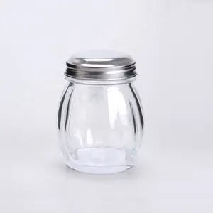 Sıcak satış kullanımlık şefler cam baharat tuz kavanozu baharat cam şişe