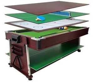 <span class=keywords><strong>Mesa</strong></span> <span class=keywords><strong>Multijuegos</strong></span> <span class=keywords><strong>4</strong></span> <span class=keywords><strong>en</strong></span> <span class=keywords><strong>1</strong></span> Giratoria <span class=keywords><strong>de</strong></span> 7 Pies con Billar/Hockey <span class=keywords><strong>de</strong></span> Aire y Tenis <span class=keywords><strong>de</strong></span> <span class=keywords><strong>Mesa</strong></span> - Product Image 3