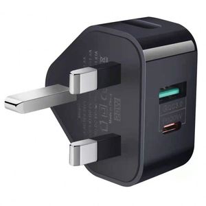 Hot Sale 20W UK Plug QC3.0 <b>USB</b>-<b>C</b> PD Wall Charger New Design <b>USB</b> Fast Charge Travel <b>Adapter</b> for iPhone 17 - Product Image 6