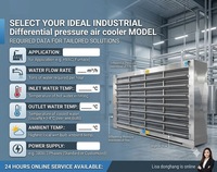 Enfriador de Aire de Aluminio para Refrigeración Industrial Donghang, para Almacenamiento en Frío a -40°C, Tipo de Diferencial de Presión, Unidad de Tubo Expandido